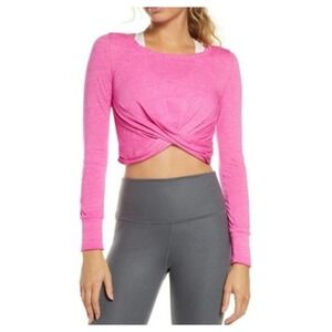 Free People movement Undertow shirt barbie core pink size SP
